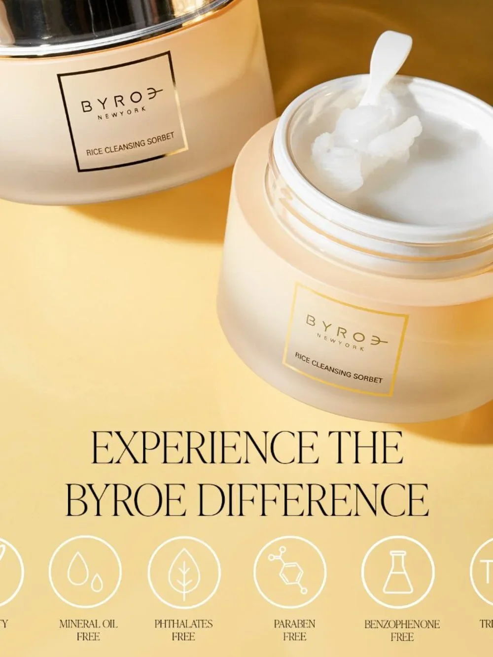NEW BYROE Rice Cleansing Sorbet